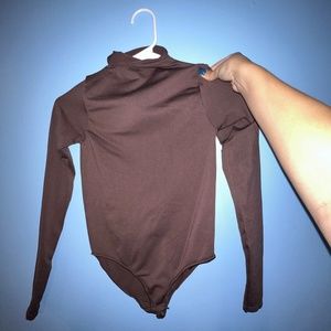 Skims Mock Neck Long Sleeve Bodysuit- s/m